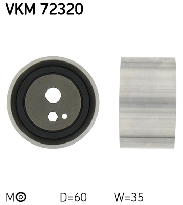 Rullo tenditore, Cinghia dentata - VKM 72320 SKF